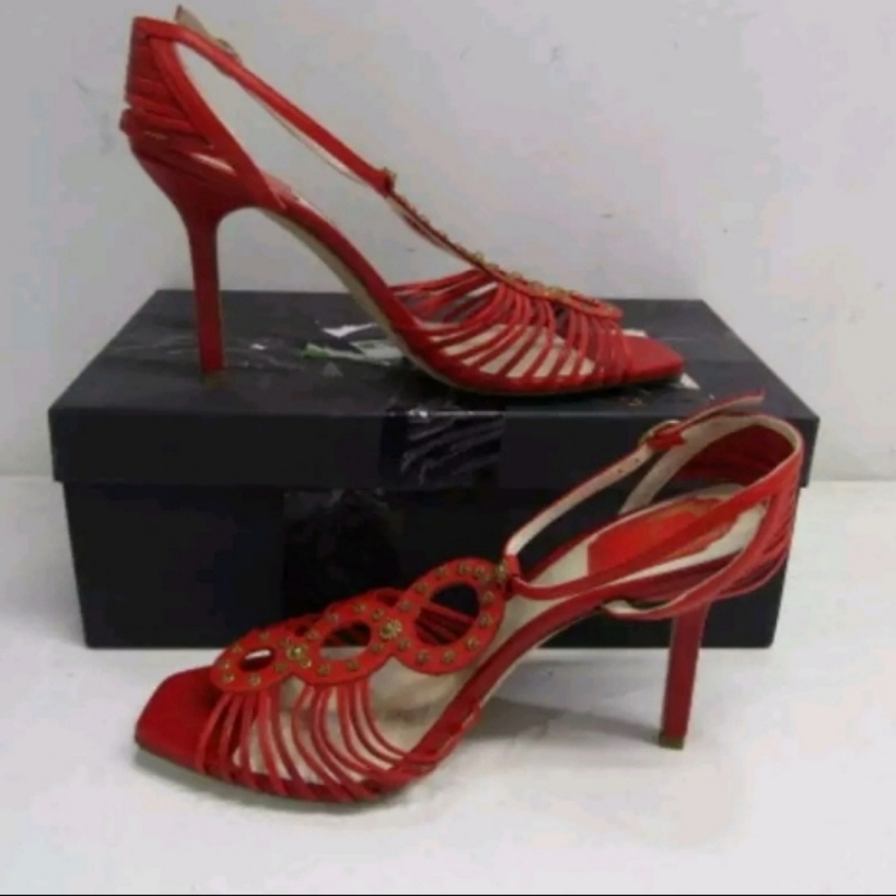 Dior NWOB US 9.5/IT 39.5 Red Leather Pump - Picture 3 of 6